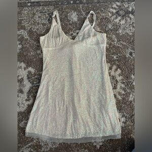 Free People Champagne Sequin Dress